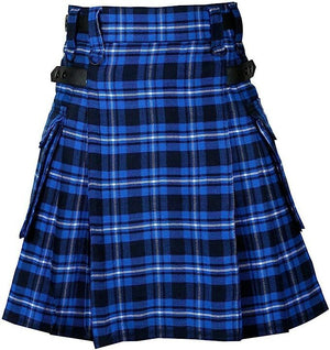 American Patriot Tartan Leather Straps Utility Kilts