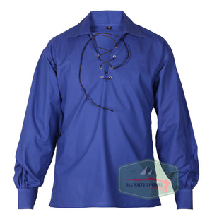 Men's Scottish Jacobite Ghillie Kilt Shirt Small To 5XL (Fast USA Seller)