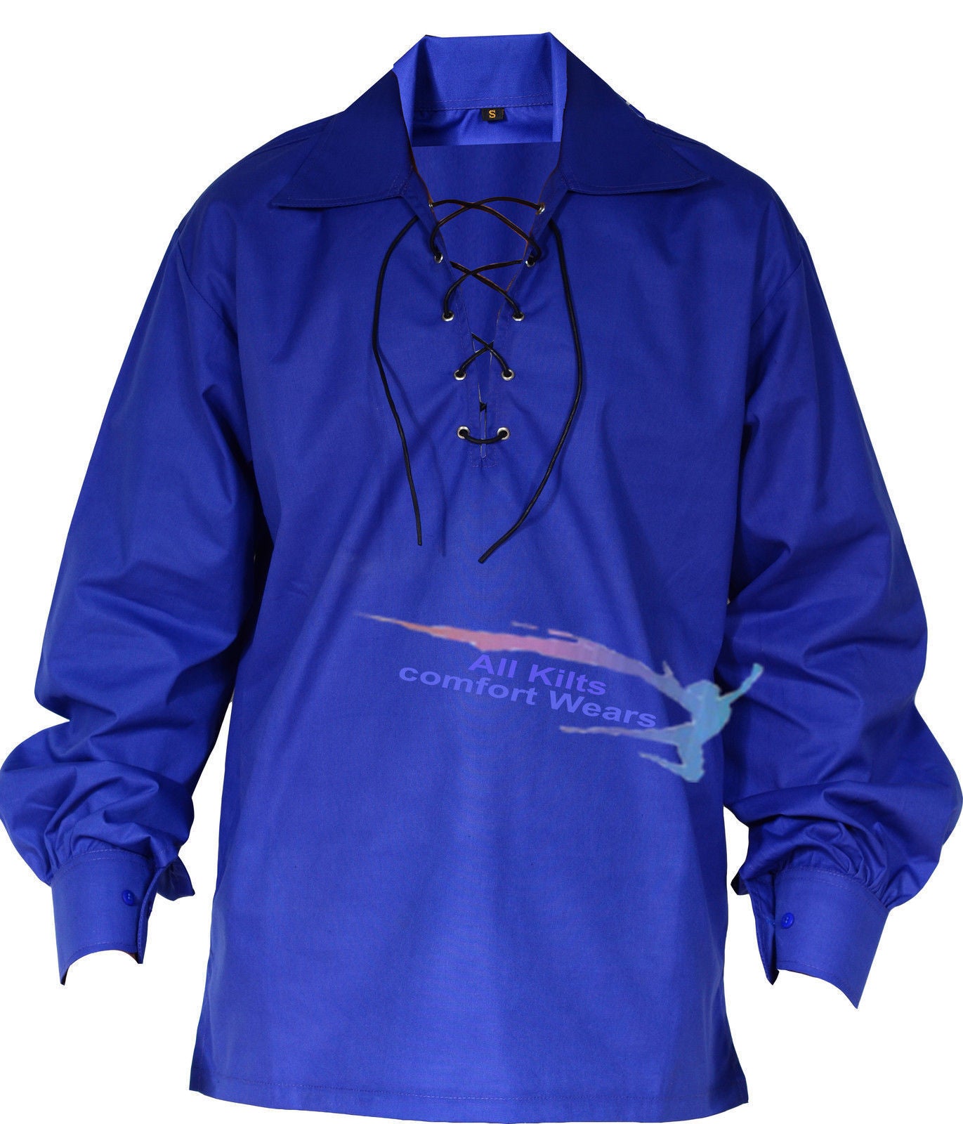 Men's Scottish Jacobite Ghillie Kilt Shirt Small To 5XL (Fast USA Seller)