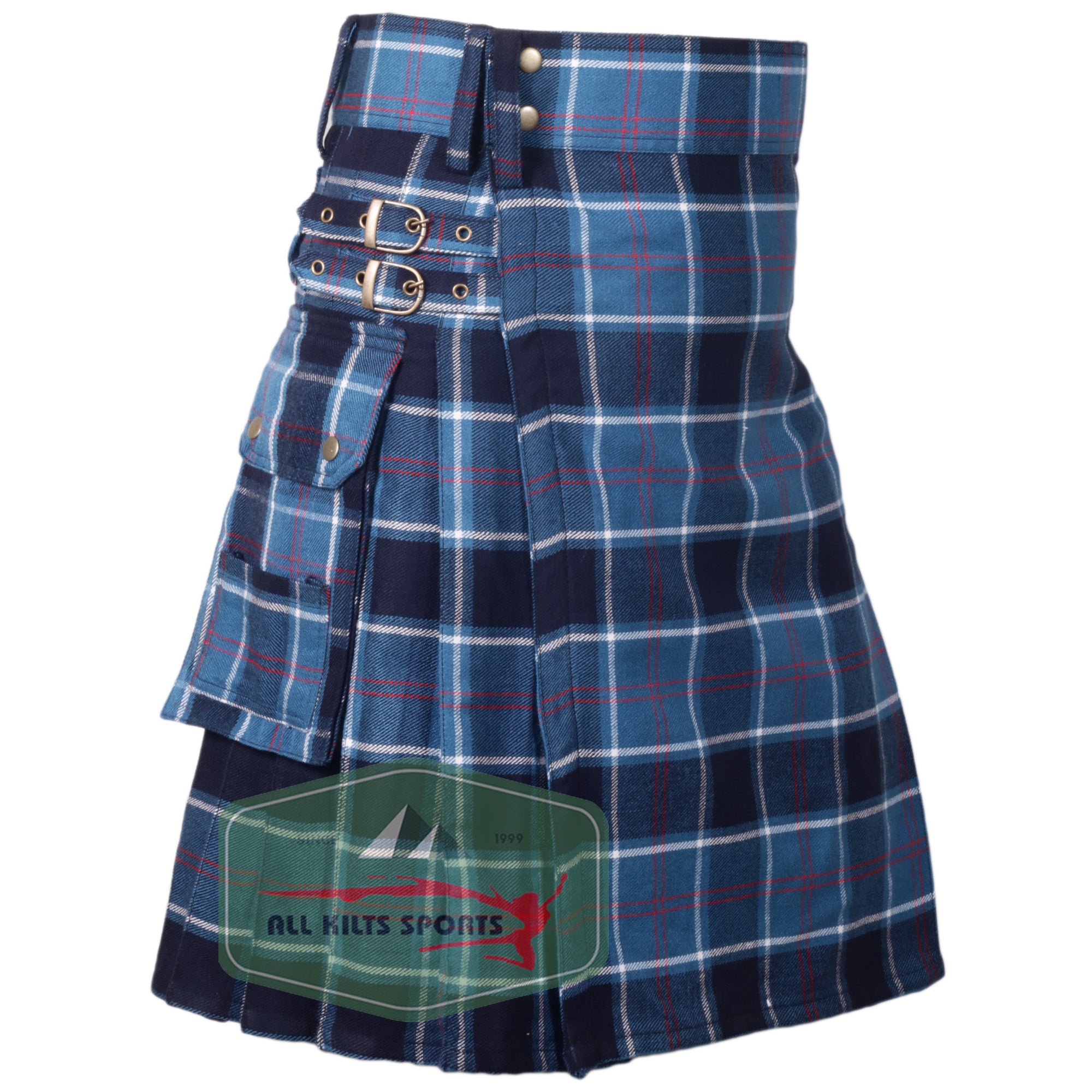 US Navy Premium Tartan Utility Kilt – Durable 16oz Acrylic Wool, Multiple Tartans Available