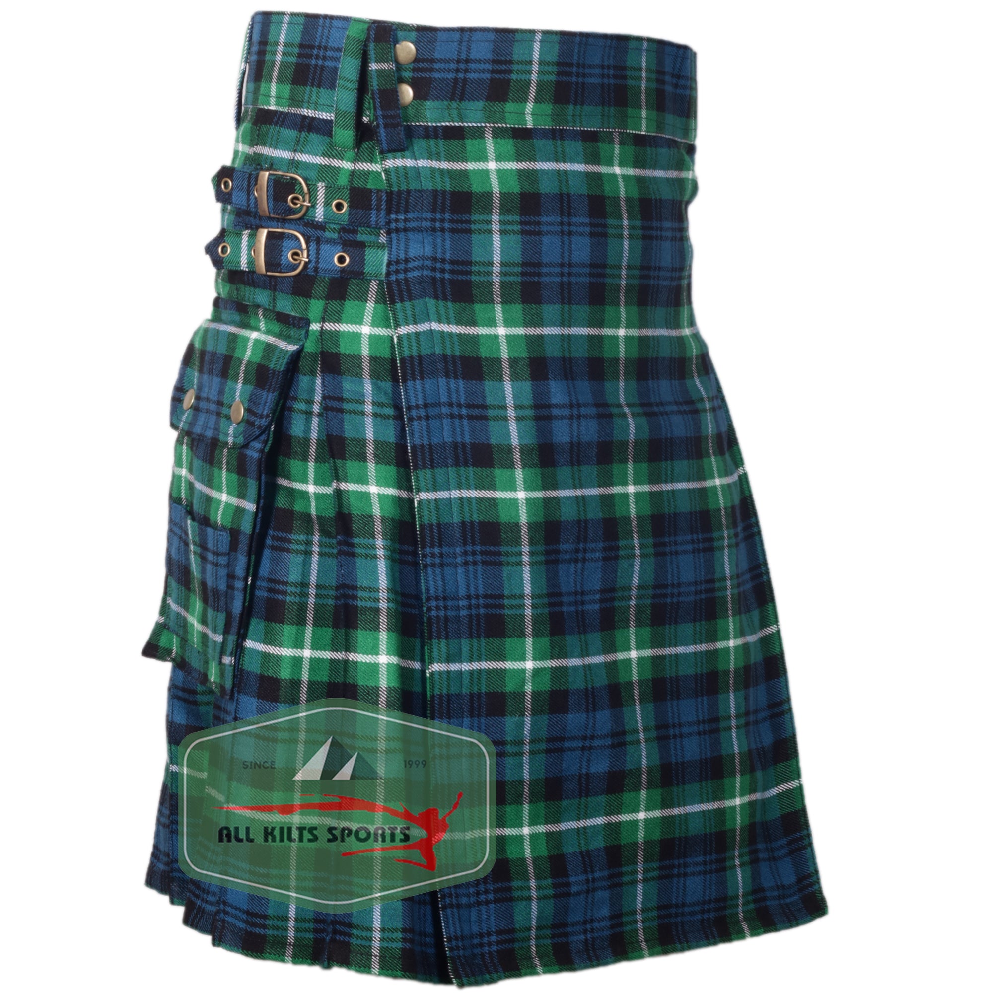 Lamont Ancient Premium Tartan Utility Kilt – Durable 16oz Acrylic Wool, Multiple Tartans Available