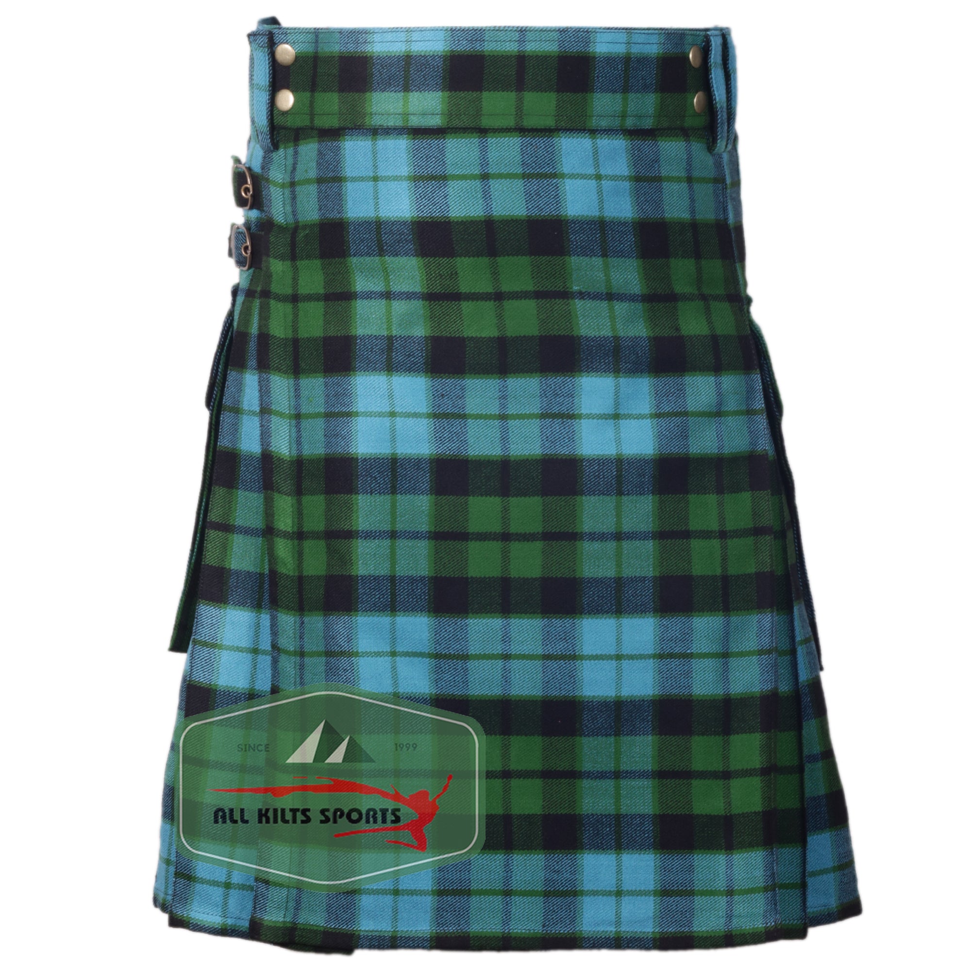Mackay Ancient Premium Tartan Utility Kilt – Durable 16oz Acrylic Wool, Multiple Tartans Available