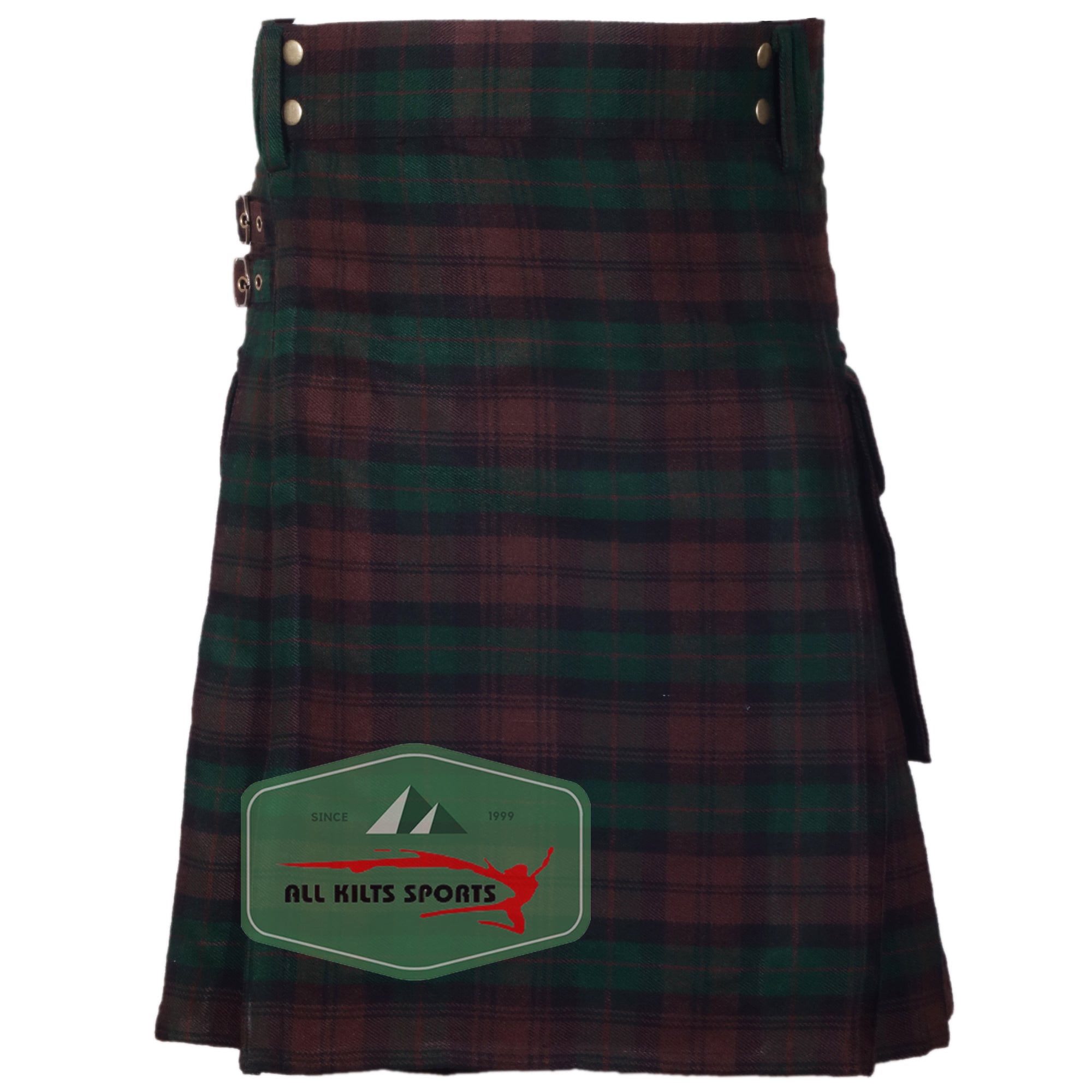 Brown Watch Premium Tartan Utility Kilt – Durable 16oz Acrylic Wool, Multiple Tartans Available