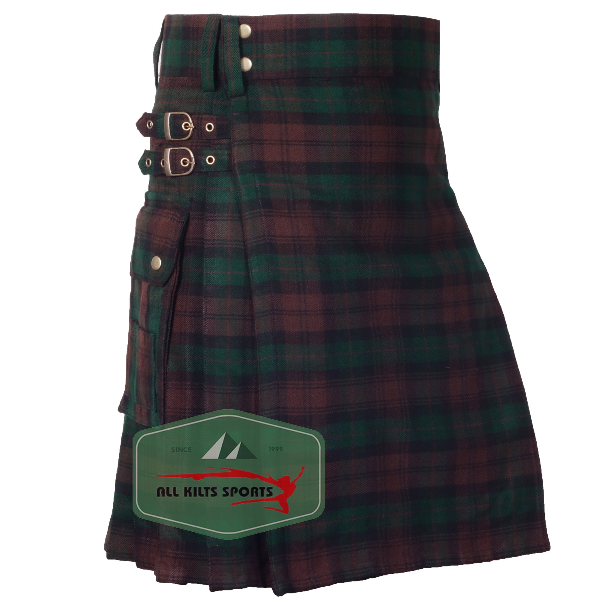 Brown Watch Premium Tartan Utility Kilt – Durable 16oz Acrylic Wool, Multiple Tartans Available