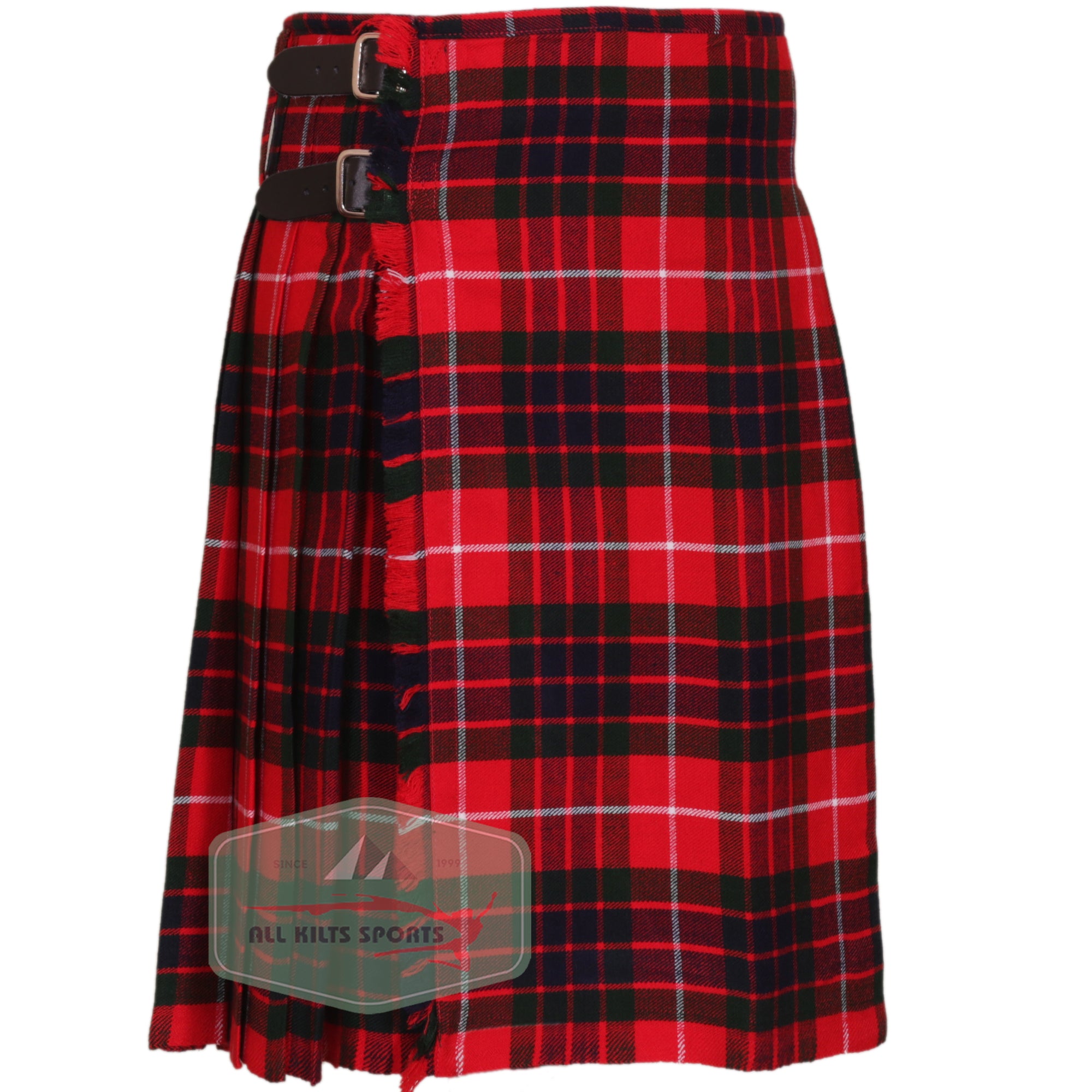 Fraser Red Modern Scottish Traditional Kilts – Premium 8 and 5 Yard Options