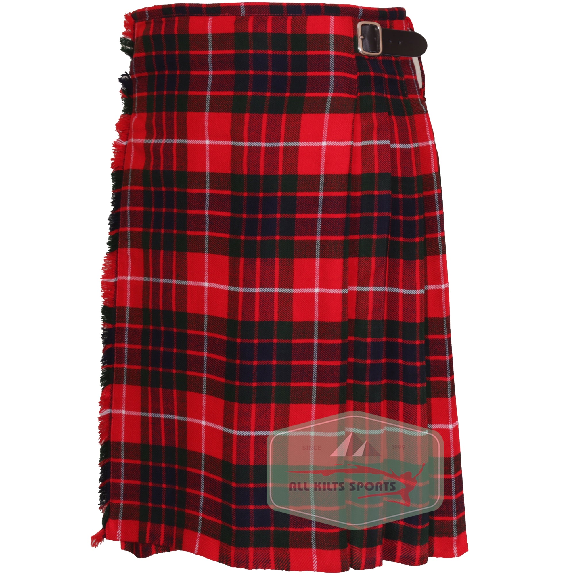 Fraser Red Modern Scottish Traditional Kilts – Premium 8 and 5 Yard Options