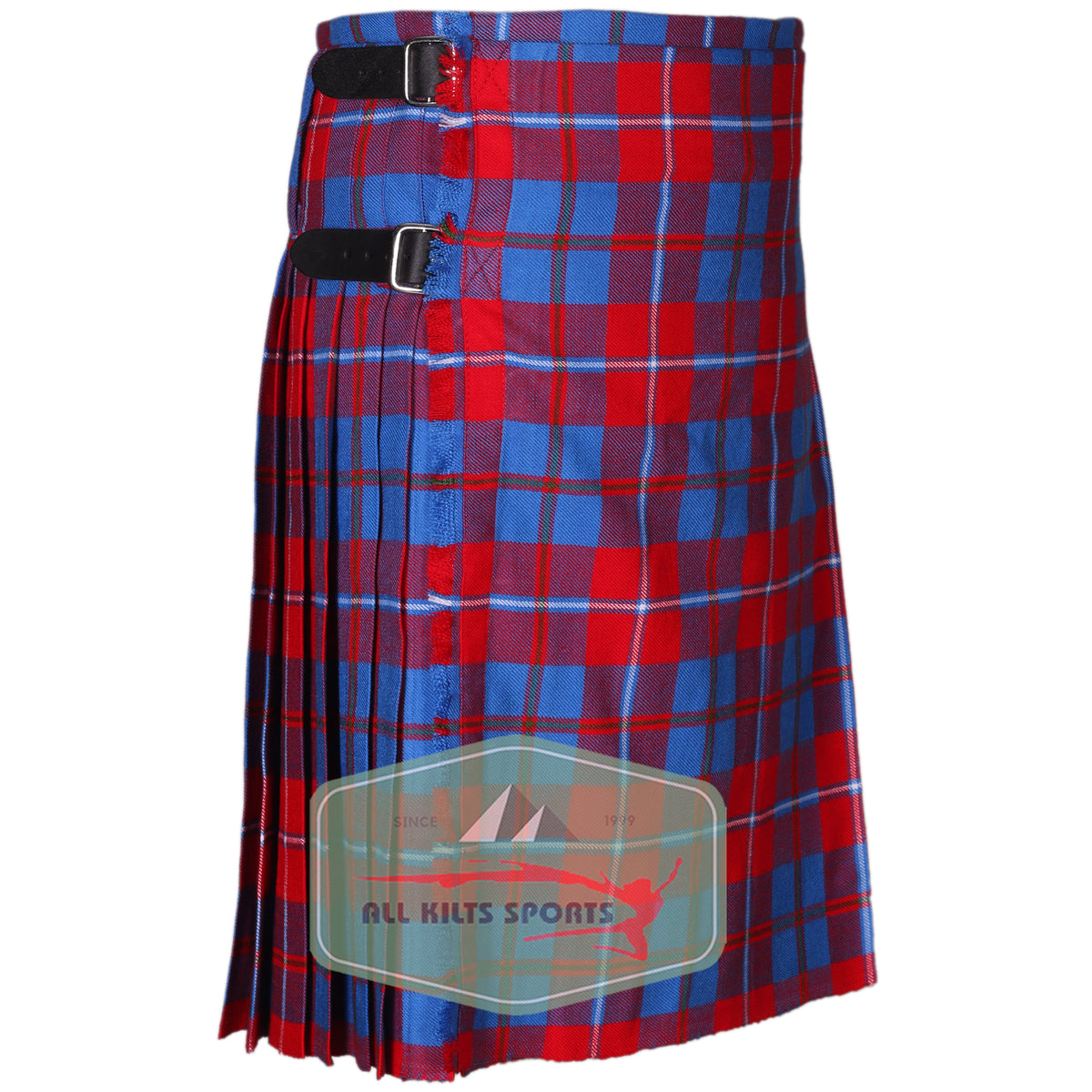 Galloway Red Modern Tartan kilt – available in 8 and 5-yard | ALL KILTS SPORTS