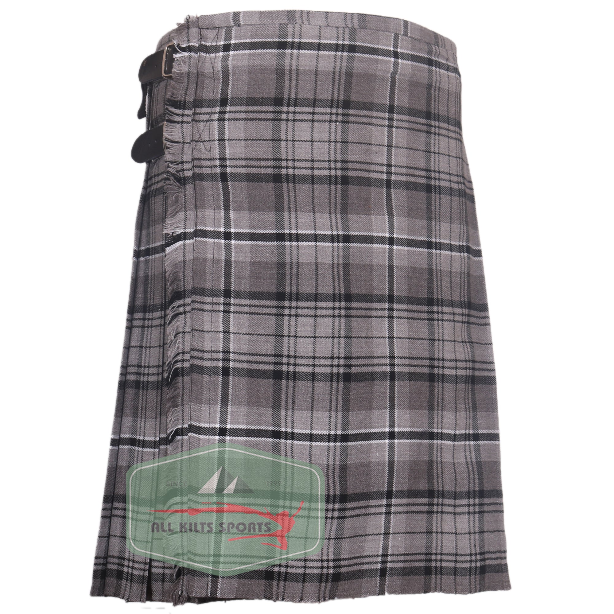 Hamilton Grey Scottish Traditional Kilts – Premium 8 and 5 Yard Options