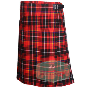 Innes Red Modern Tartan Kilt – Traditional 8 and 5 Yard Scottish Highland Kilt