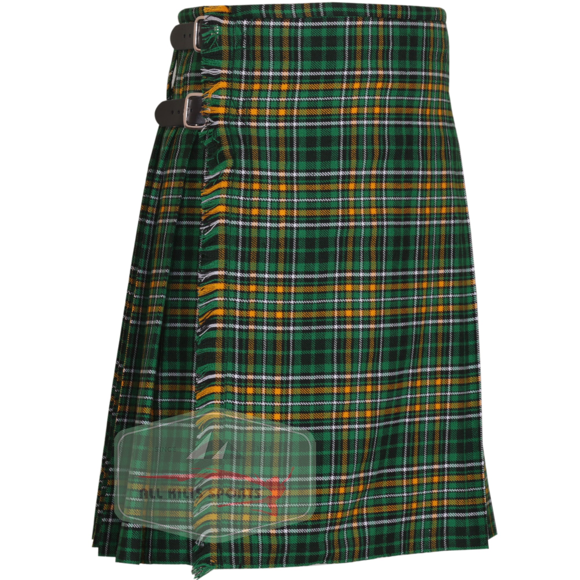 Ireland National Scottish Traditional Kilts – Premium 8 and 5 Yard Options