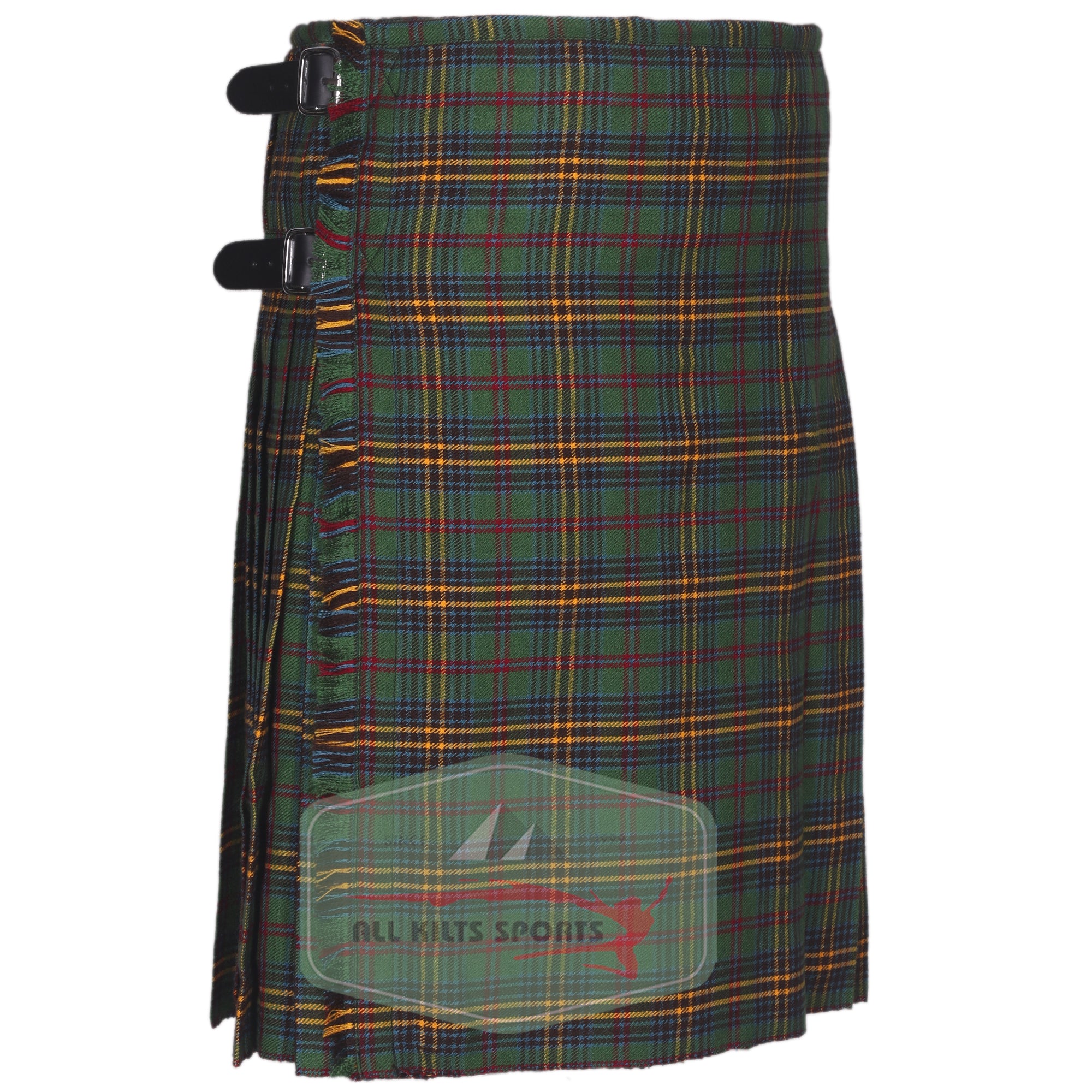 Limerick County Tartan Traditional 8 And 5 Yards Kilt - ALL KILTS SPORTS