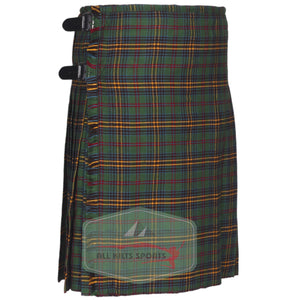 Limerick County Tartan Traditional 8 And 5 Yards Kilt - ALL KILTS SPORTS
