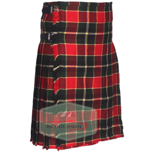 MacLachlan Old Modern Tartan Traditional 8 And 5 Yards Kilt - ALL KILTS SPORTS