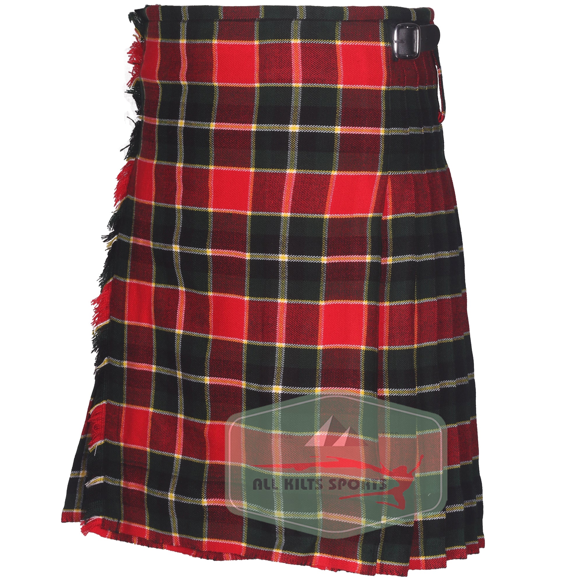 MacLachlan Old Modern Tartan Traditional 8 And 5 Yards Kilt - ALL KILTS SPORTS