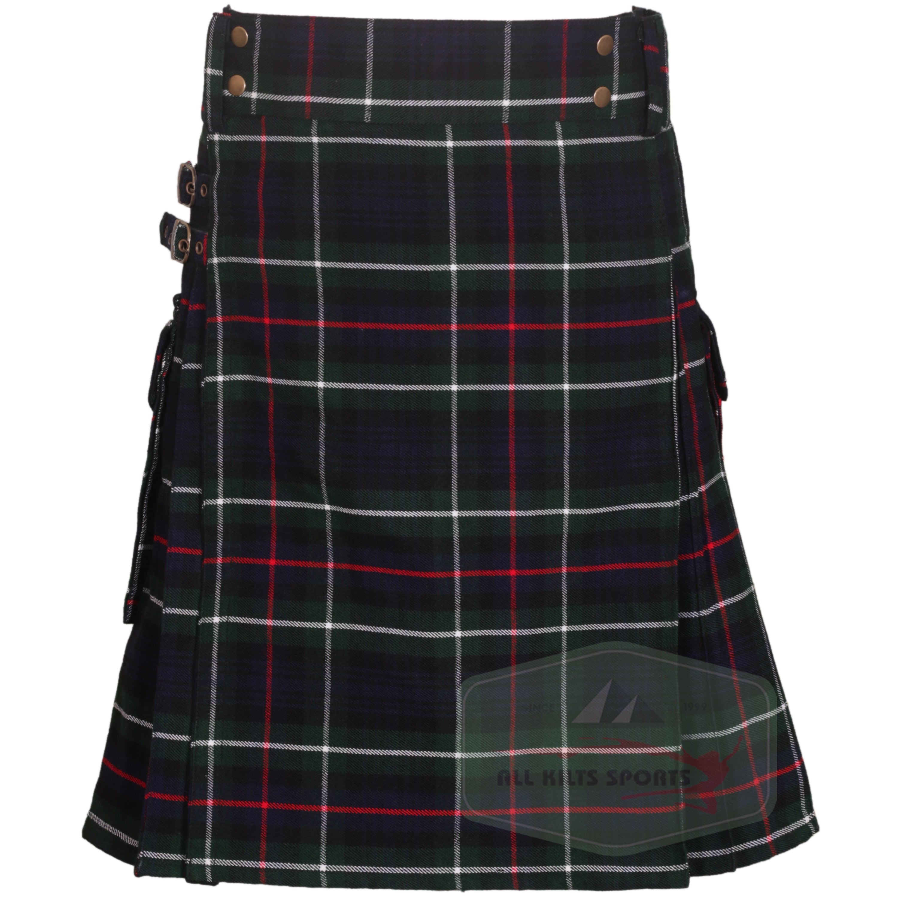 Mackenzie Premium Tartan Utility Kilt – Durable 16oz Acrylic Wool, Multiple Tartans Available