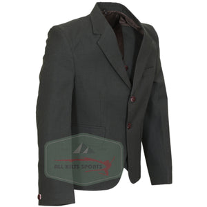 Olive Green Scottish Argyll Jacket and Vest set made from premium Vacuna wool for formal kilt outfits.