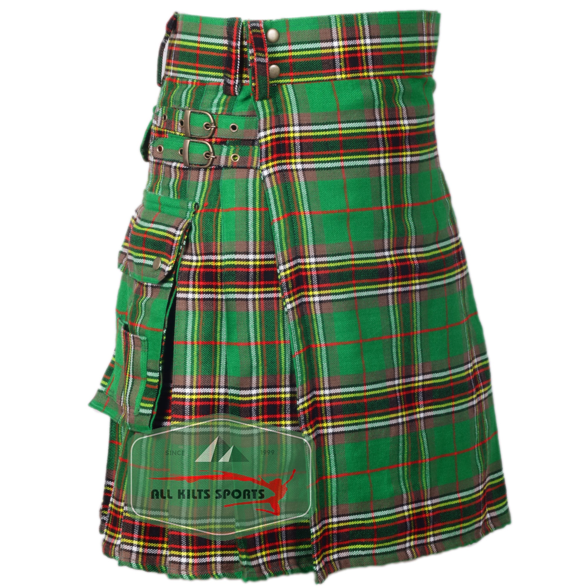 Tara Murphy Ancient Premium Tartan Utility Kilt – Durable 16oz Acrylic Wool, Multiple Tartans Available