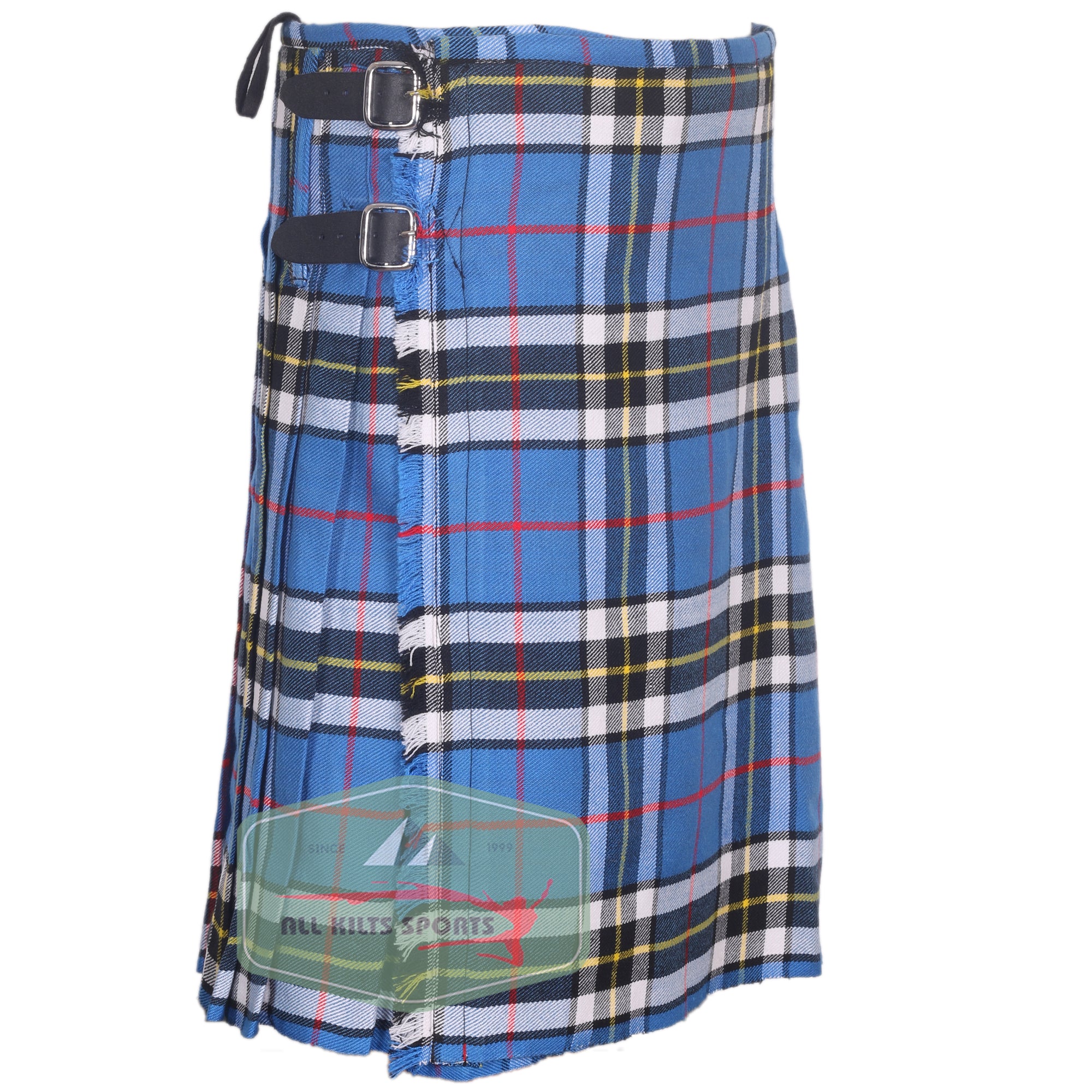 Thompson Dress Blue Scottish Traditional Kilts – Premium 8 and 5 Yard Options