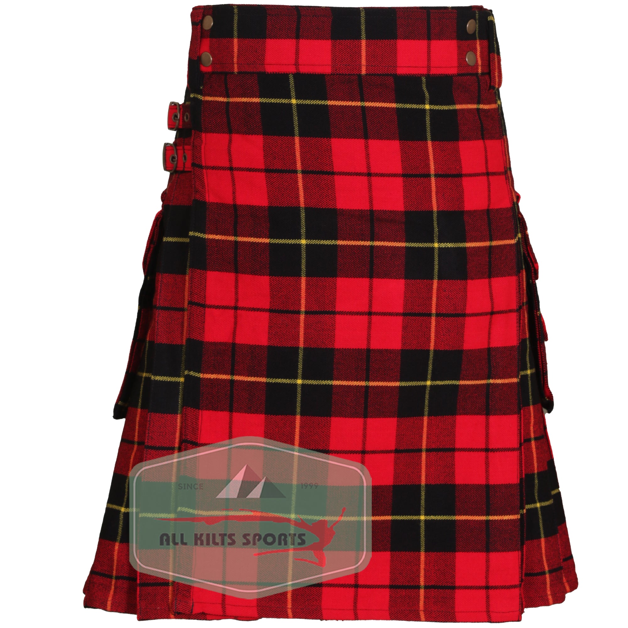 Wallace Premium Tartan Utility Kilt – Durable 16oz Acrylic Wool, Multiple Tartans Available