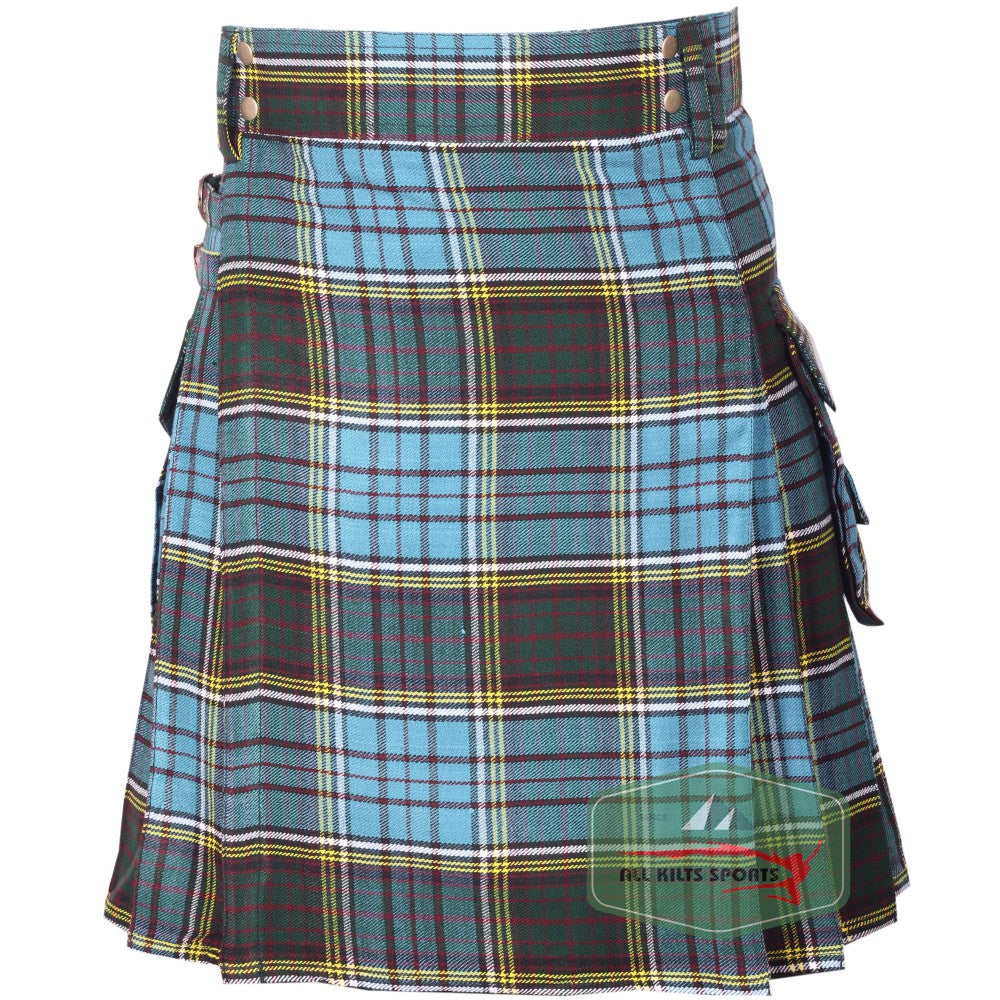 Anderson Tartan Premium Tartan Utility Kilt – Durable 16oz Acrylic Wool, Multiple Tartans Available