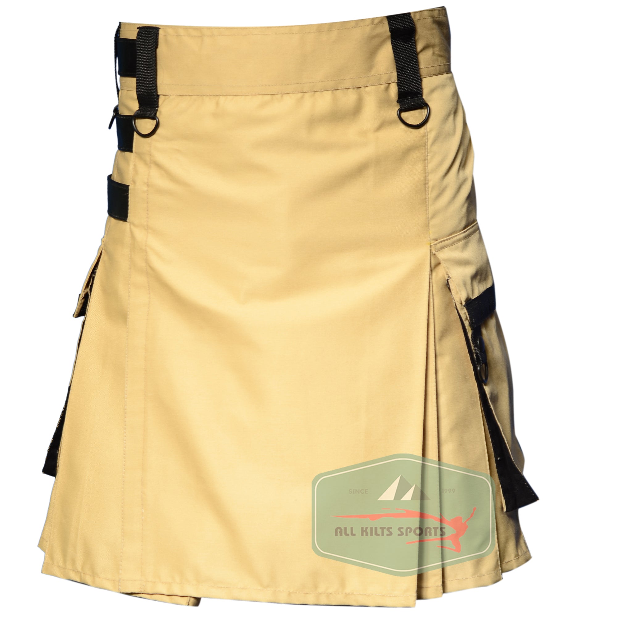 Stylish Khaki New Modern Utility Kilt – Durable & Functional Design