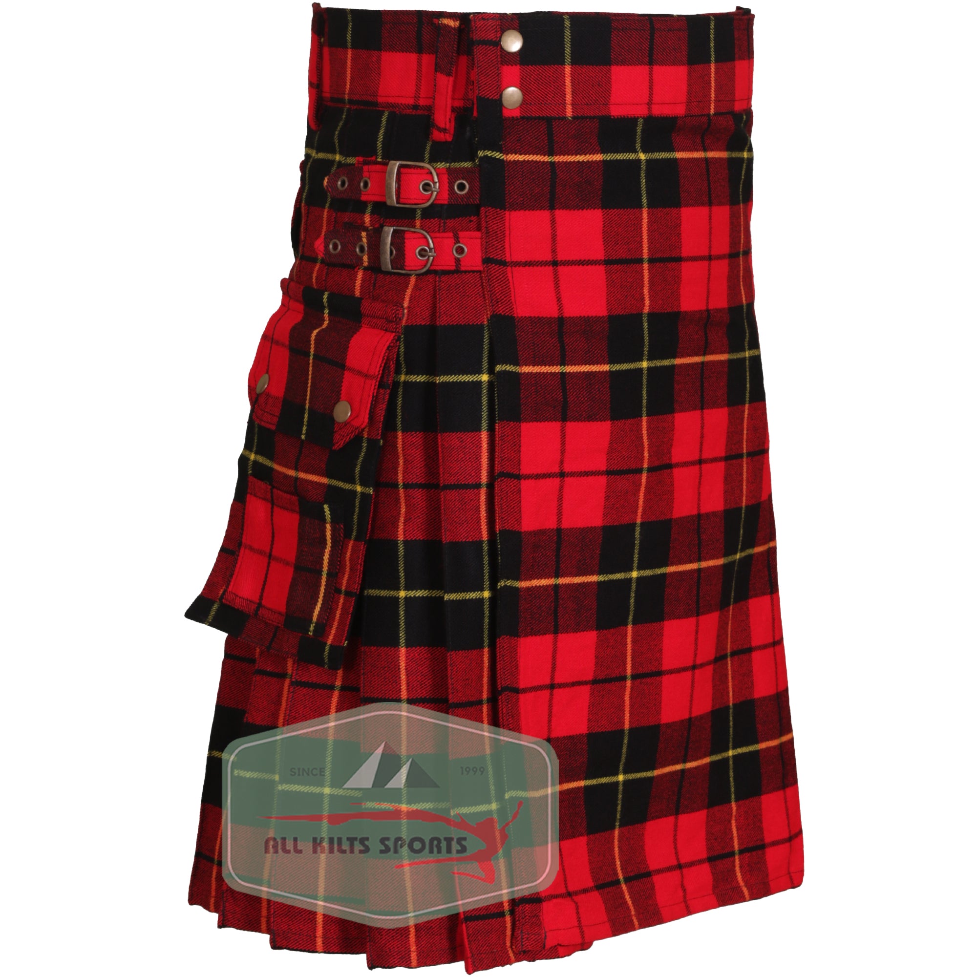 Wallace Premium Tartan Utility Kilt – Durable 16oz Acrylic Wool, Multiple Tartans Available