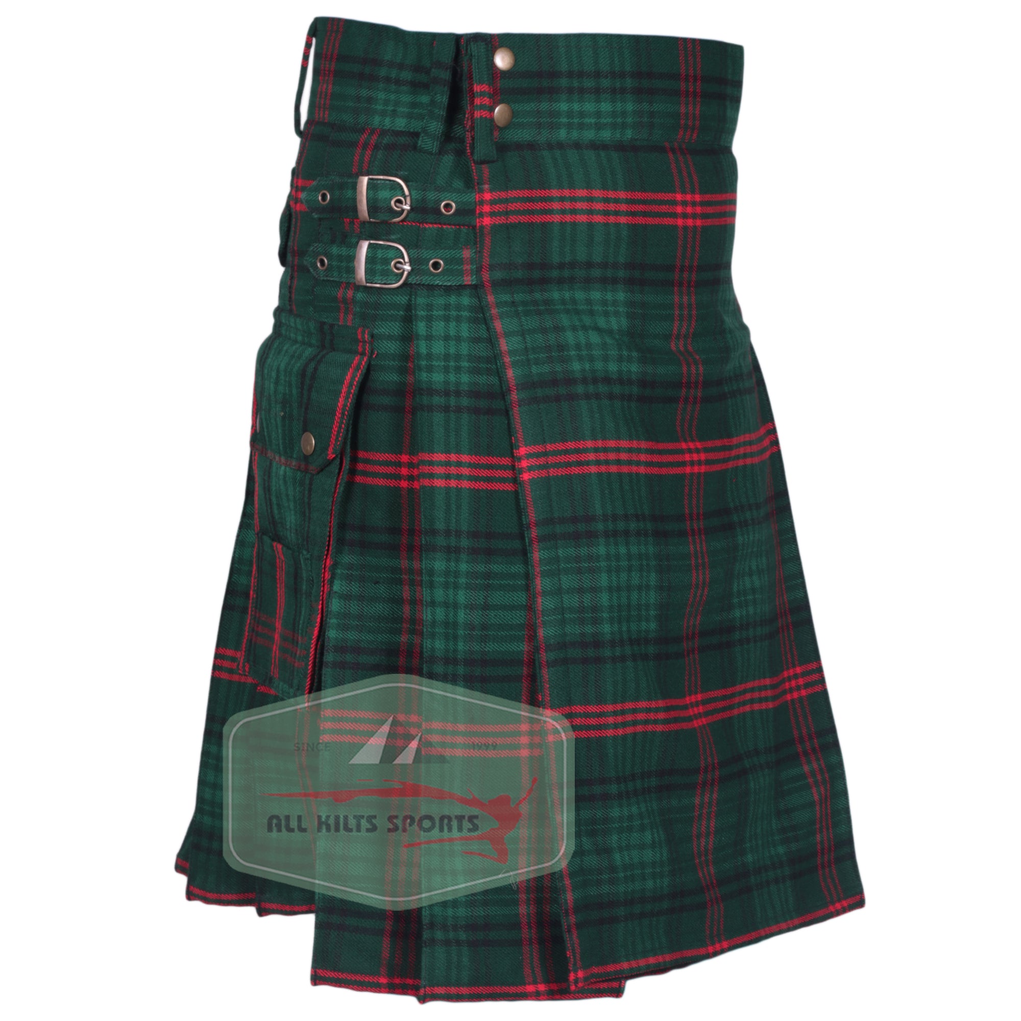 Rose Hunting Premium Tartan Utility Kilt – Durable 16oz Acrylic Wool, Multiple Tartans Available