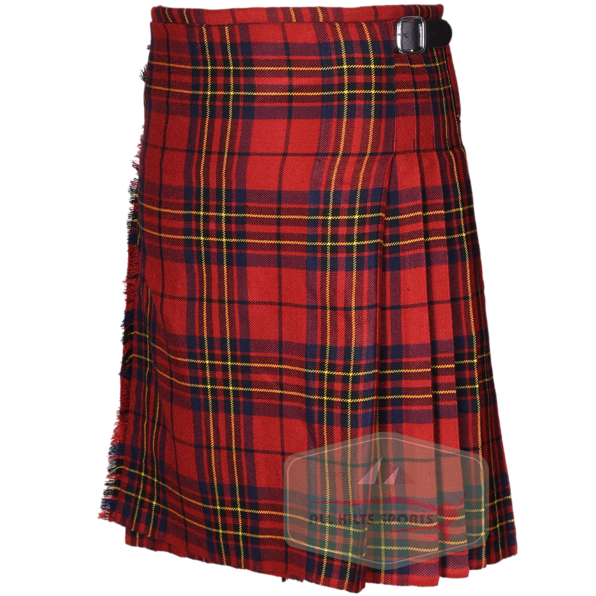Leslie Red Ancient Scottish Traditional Kilts – Premium 8 and 5 Yard Options