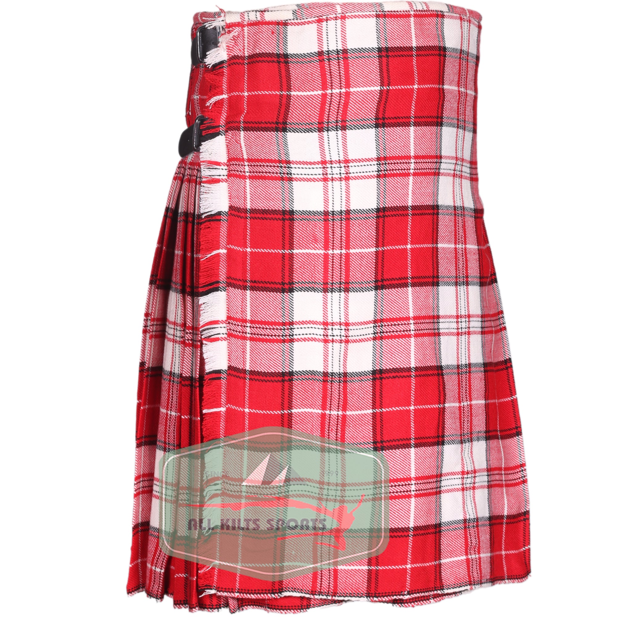 Menzies Dress Red Scottish Traditional Kilts – Premium 8 and 5 Yard Options