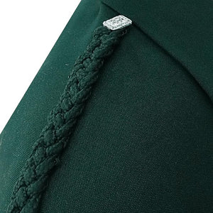 Scottish Dark Green Argyll Kilt Jacket and Vest made from 15oz Barathea wool with gauntlet cuffs| Kilt Experts