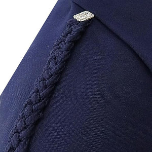 Scottish Royal Blue Argyll Kilt Jacket and Vest made from 15oz Barathea wool with gauntlet cuffs