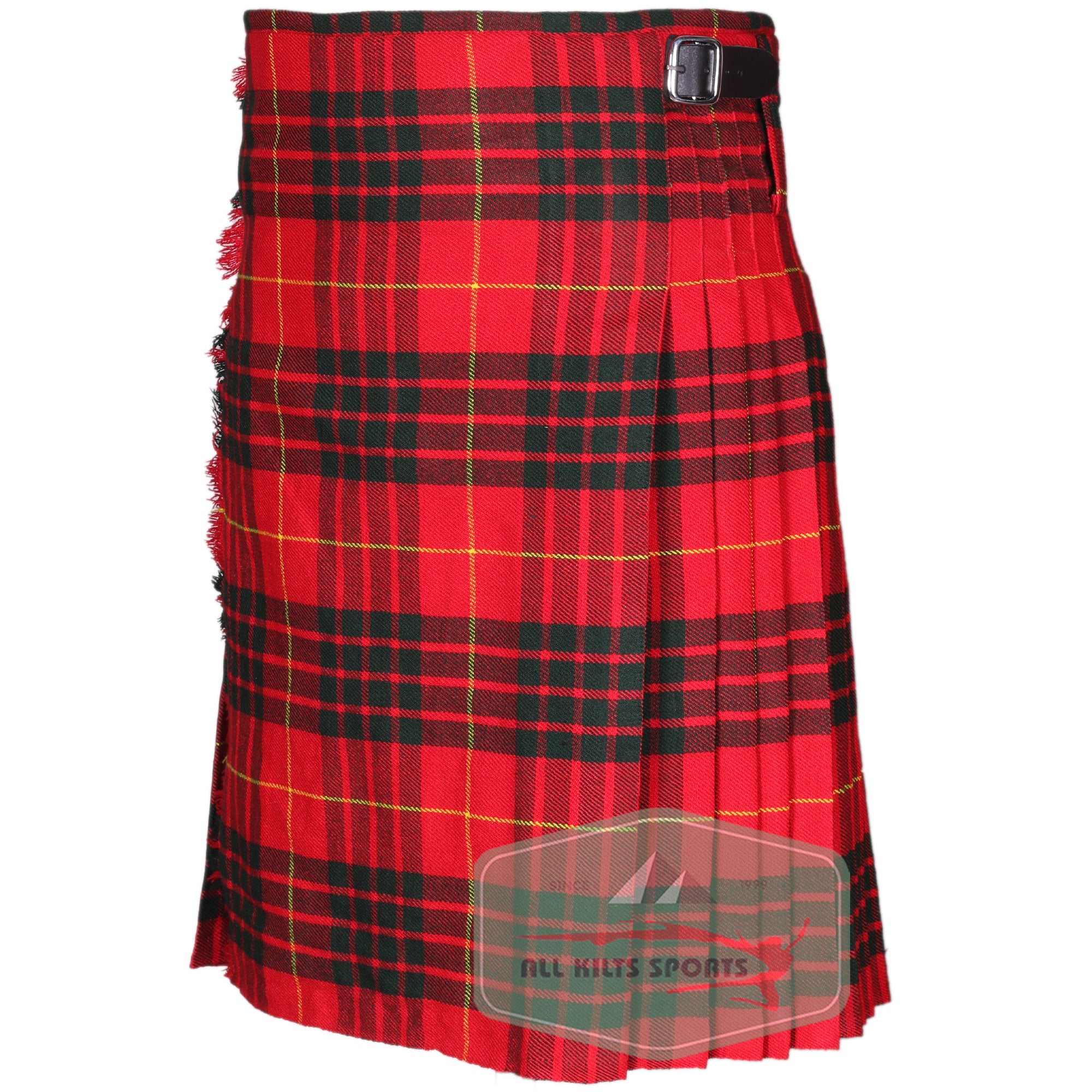 Cameron Red Scottish Traditional Kilts – Premium 8 and 5 Yard Options