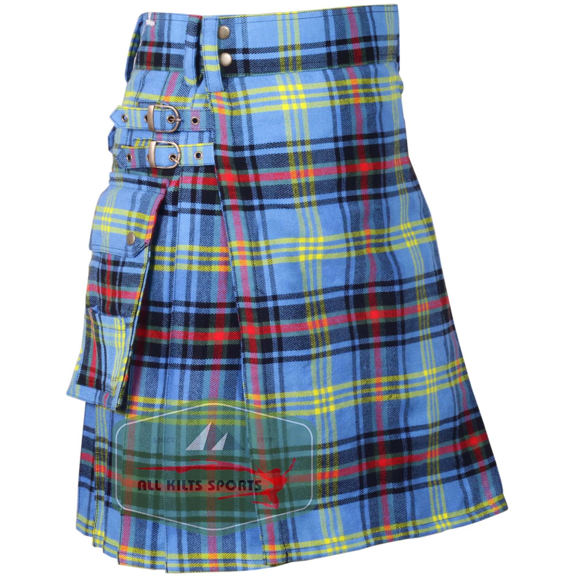 Bell of Borders Premium Tartan Utility Kilt – Durable 16oz Acrylic Wool, Multiple Tartans Available