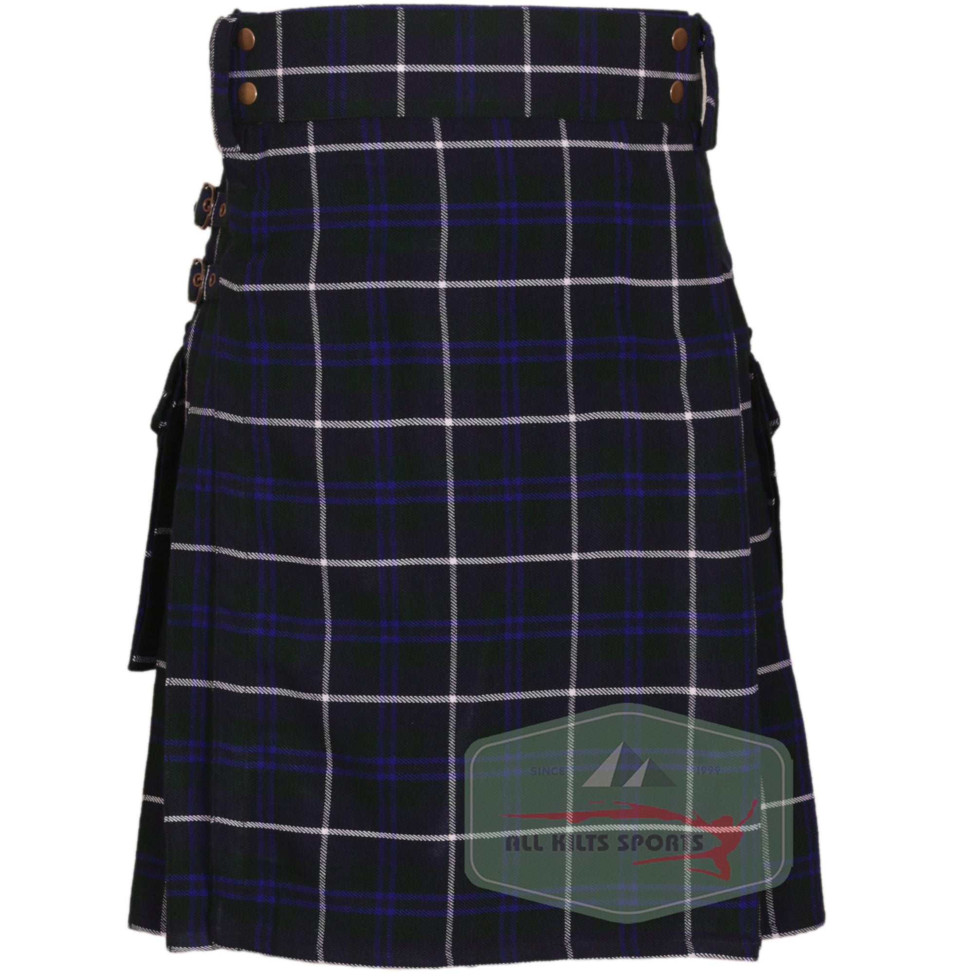 Blue Douglas Premium Tartan Utility Kilt – Durable 16oz Acrylic Wool, Multiple Tartans Available