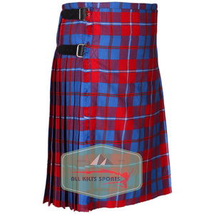 Galloway Red Modern Tartan kilt – available in 8 and 5-yard | ALL KILTS SPORTS