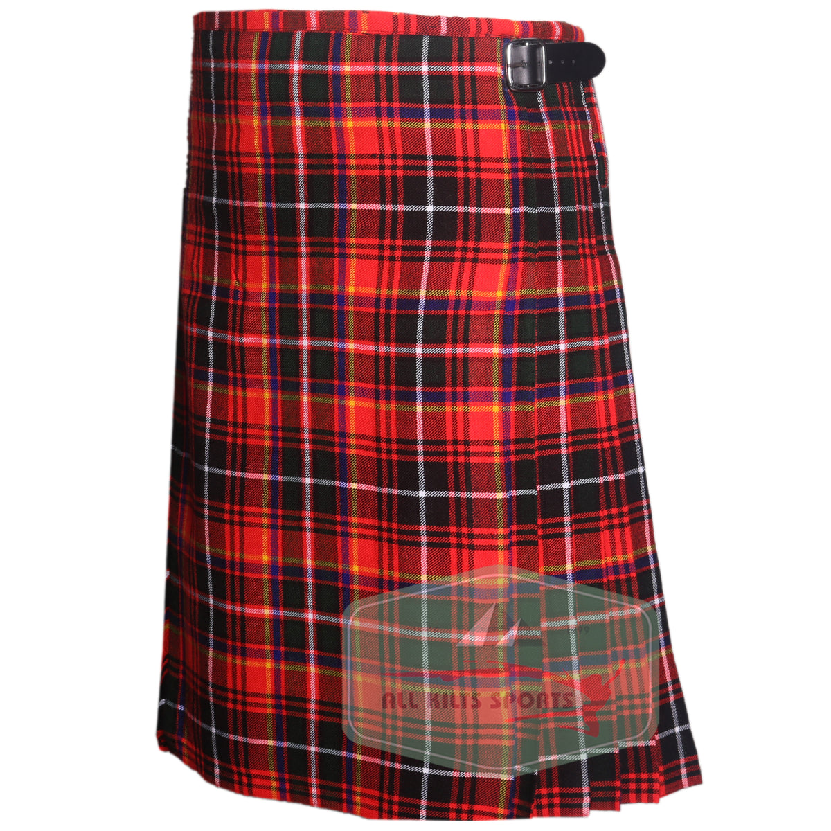 Innes Red Modern Tartan Kilt – Traditional 8 and 5 Yard Scottish Highland Kilt