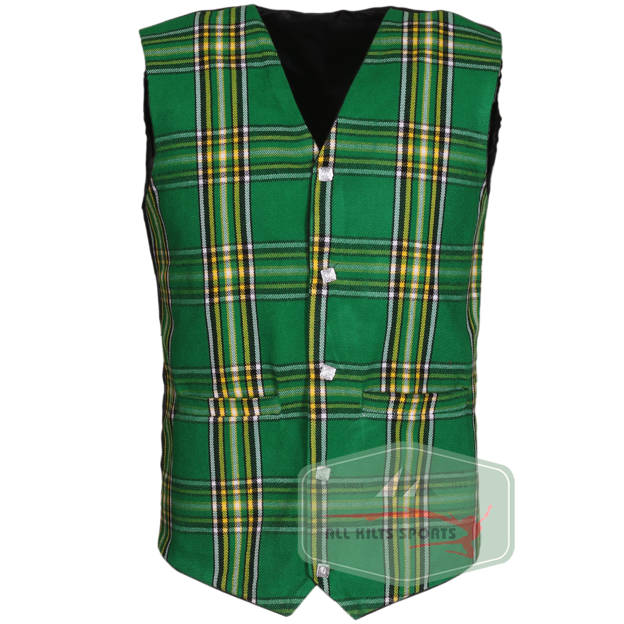 Tartan Irish Heritage Waistcoat for Men – Available in Various Colors