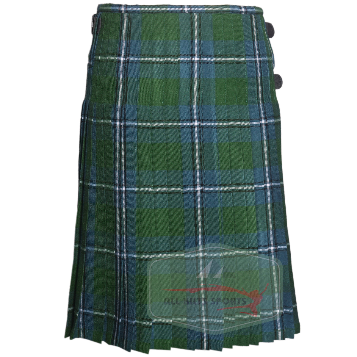 Irvine Ancient Tartan Scottish Kilt with traditional pleats – available in 8 and 5-yard options