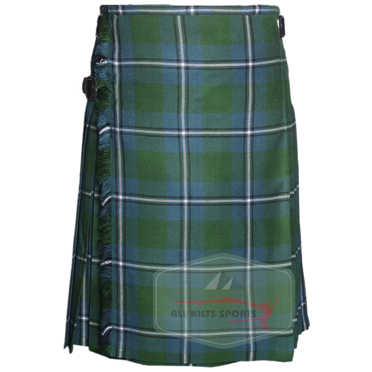 Irvine Ancient Tartan Scottish Kilt with traditional pleats – available in 8 and 5-yard options