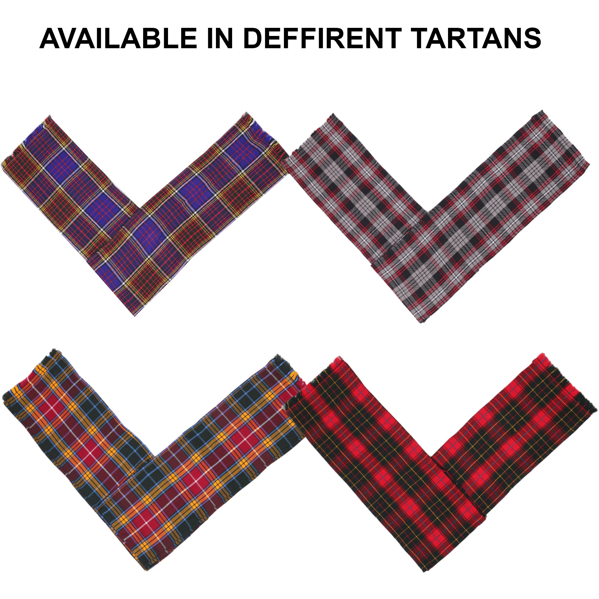 US Buyers Only - Women's Tartan Clan Sashes - Available in Various Tartans