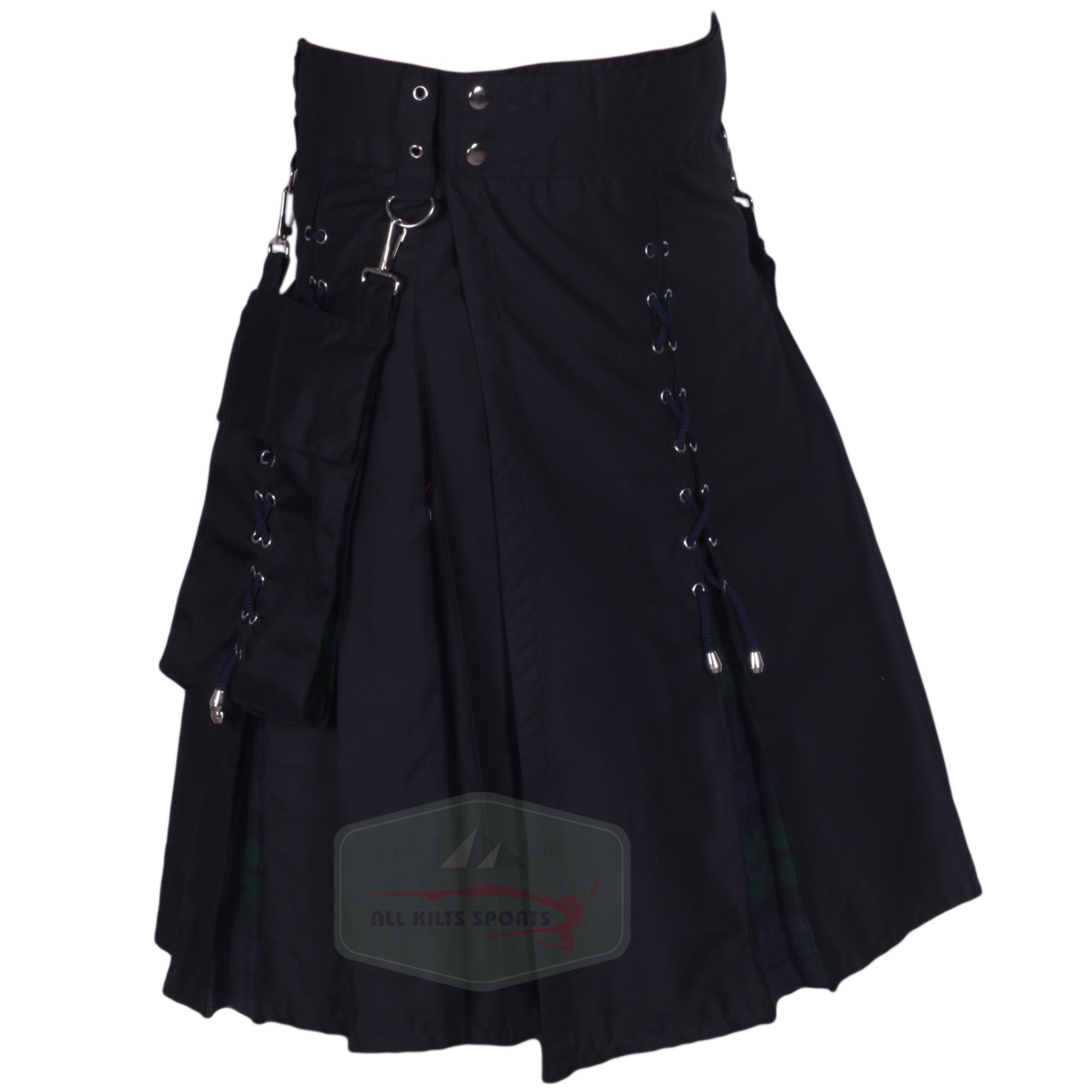 Black & Black Watch Hybrid Kilt with New Look - Stylish and Functional