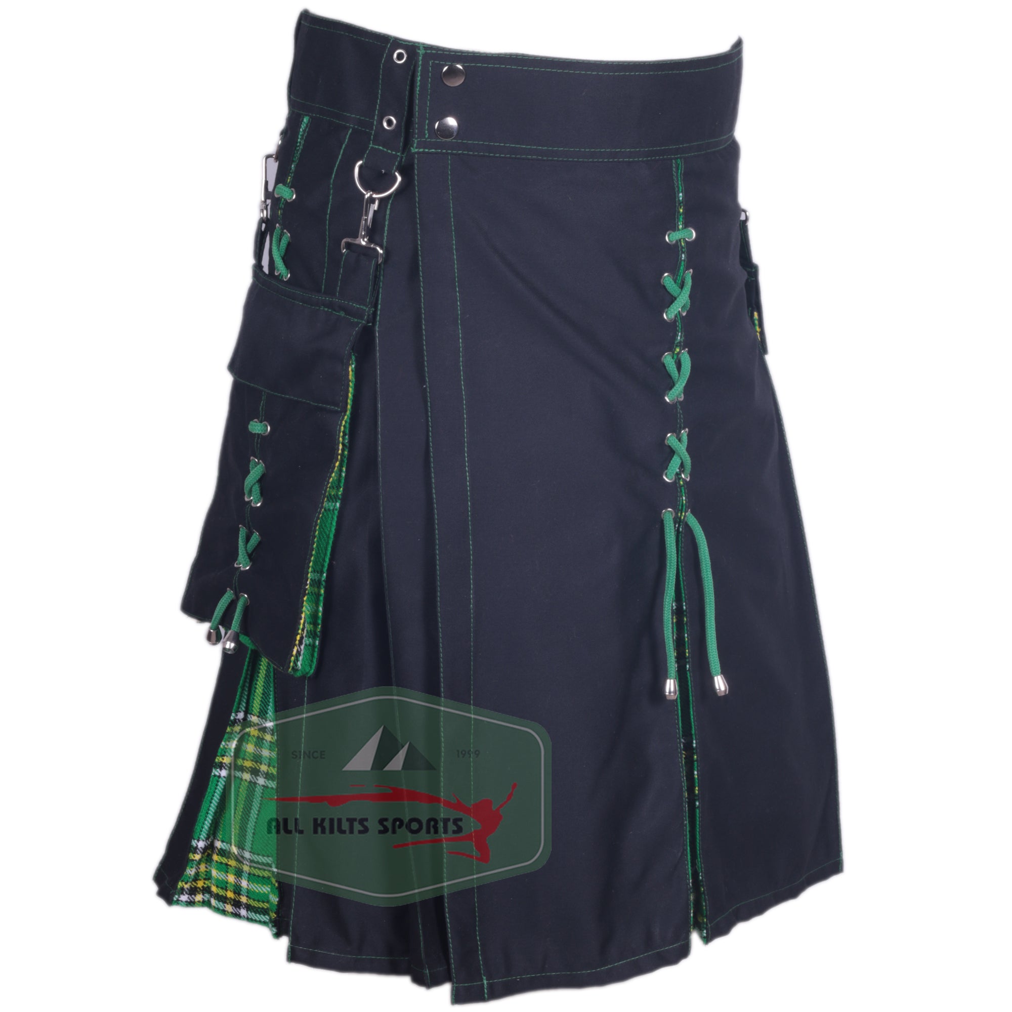 Black & Irish Heritage Hybrid Kilt with New Look - Stylish and Unique