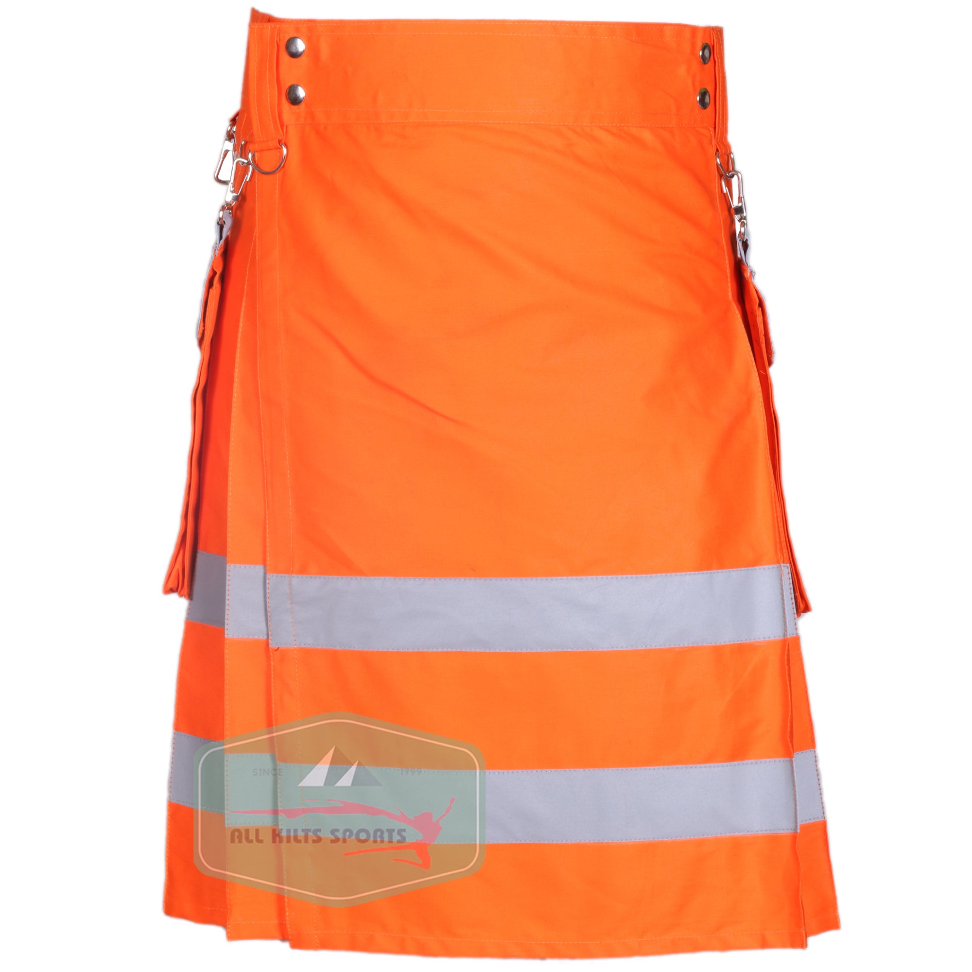 Modern Working Reflective Kilt – Custom Made with Cargo Pockets