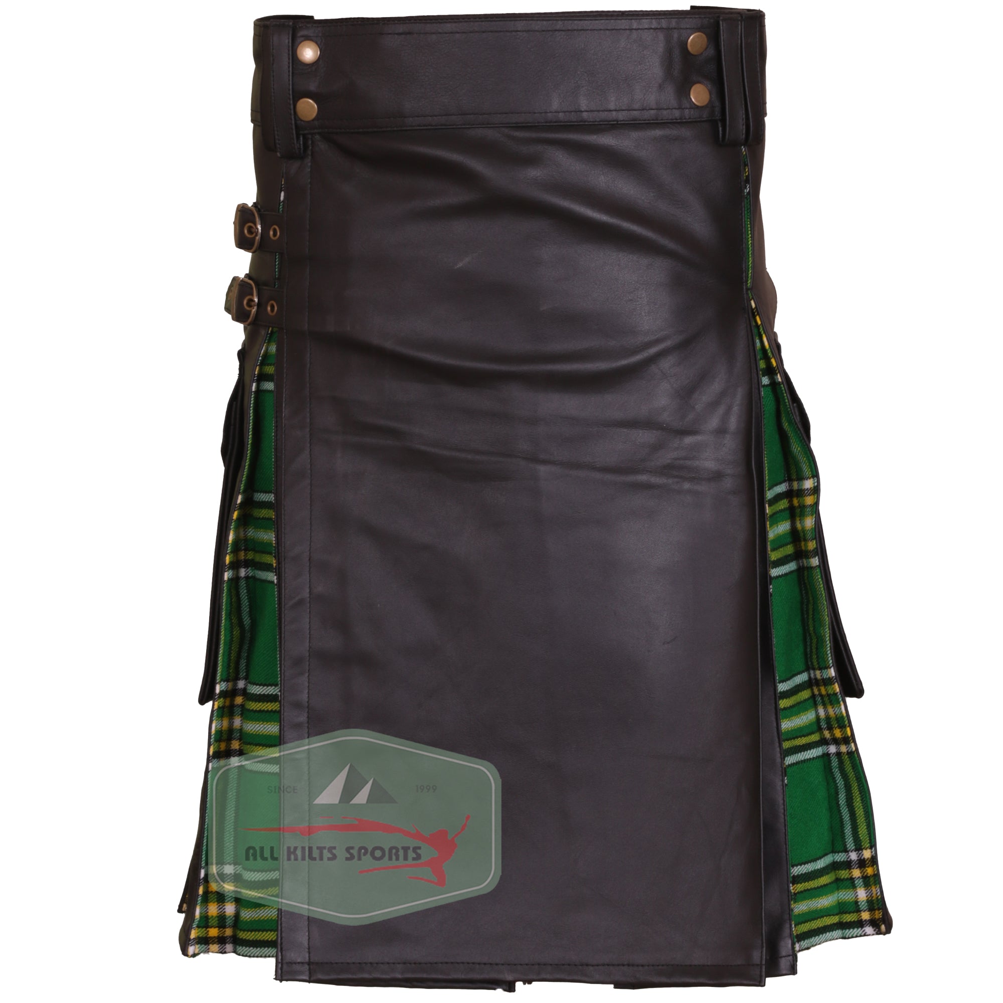 Stylish Wedding Leather Stylish Irish Heritage Hybrid Kilt for Men