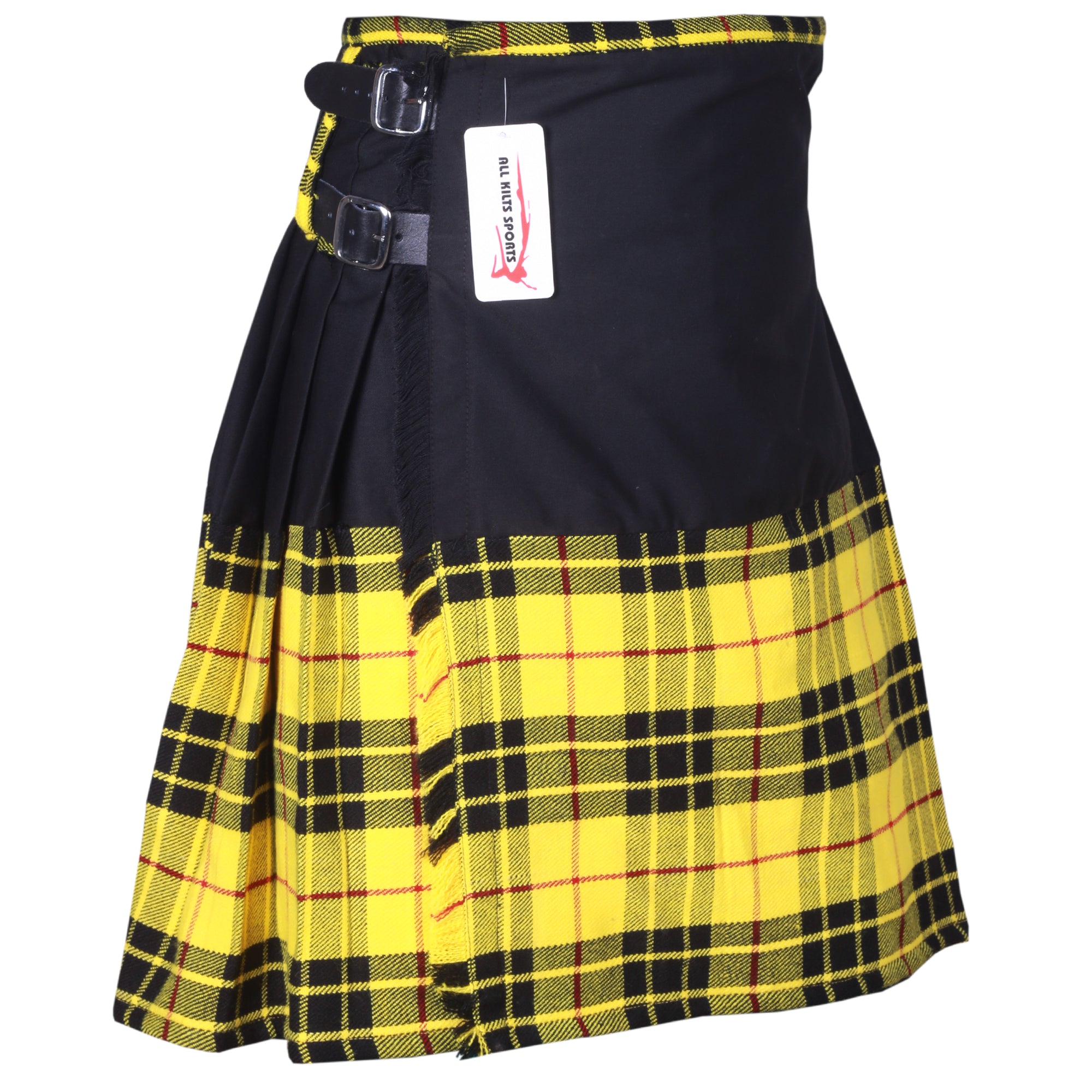 Black & Macleod of Lewis Scottish Traditional 8 Yards Utility Kilt