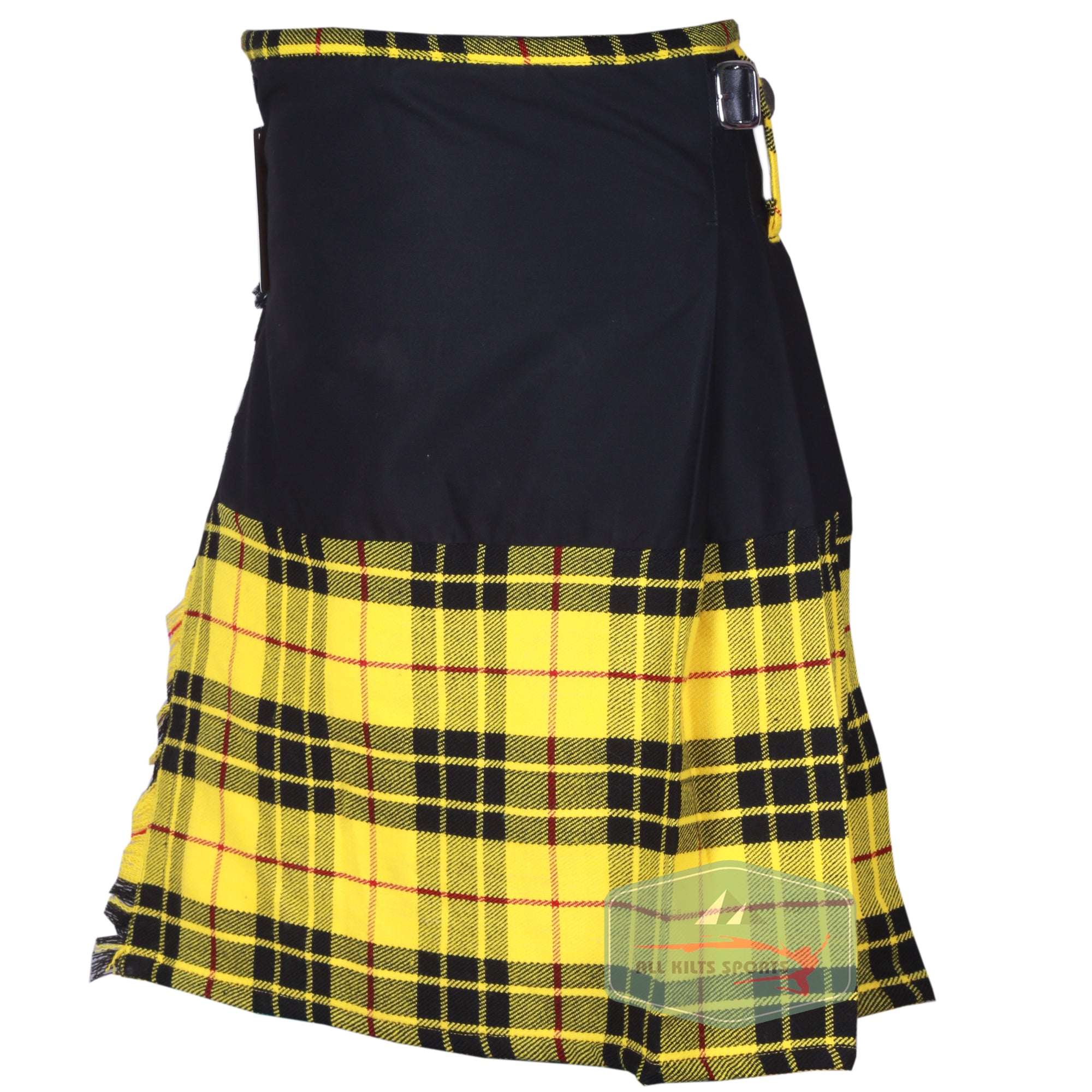 Black & Macleod of Lewis Scottish Traditional 8 Yards Utility Kilt